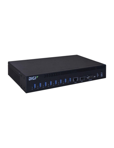 Digi Aw08-G300 Huby I Koncentratory Usb 3.2 Gen 1 (3.1 Gen 1) Type-A 10000 Mbit/S Czarny