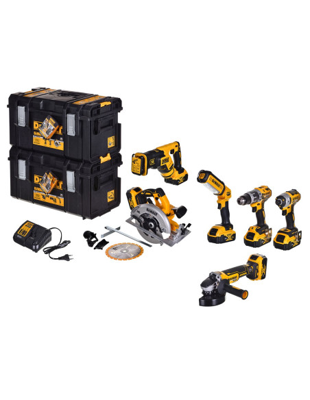 Zestaw Elektronarzędzi Combo Dewalt Dck623P3-Qw (Dcf887+Dcs367+Dcg405+Dcs570+Dcd796+Dcl050)