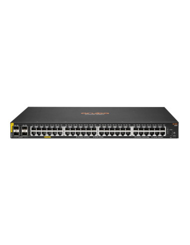 Aruba 6000 48G Class4 Poe 4Sfp 370W Zarządzany L3 Gigabit Ethernet (10/100/1000) Obsługa Poe 1U
