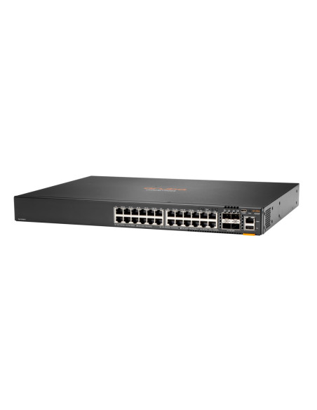 Aruba 6200F 24G 4Sfp+ Zarządzany L3 Gigabit Ethernet (10/100/1000) 1U Czarny