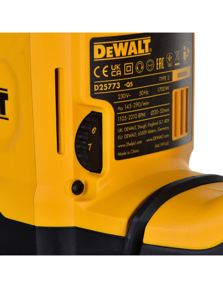 Młot Wiercąco-Kujący Sds-Max 1700W D25773K Dewalt