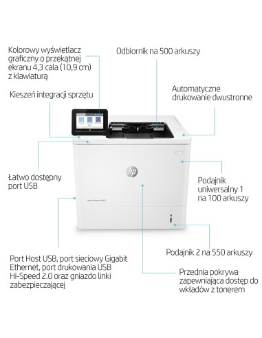 Drukarka Laserowa Hp Laserjet M611Dn