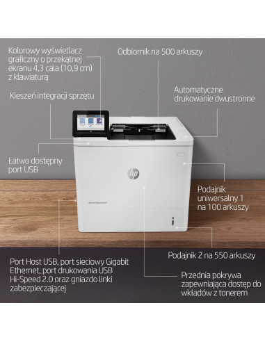 Drukarka Laserowa Hp Laserjet M611Dn