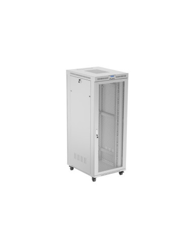 Szafa Instalacyjna Rack Stojąca 19" 42U 800X1000 Szara Drzwi Perforowane Lcd Lanberg (Flat Pack)