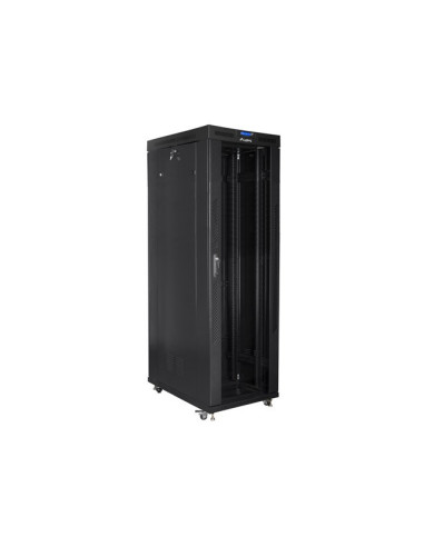 Lanberg Szafa Stojąca Rack 19" 42U 800X1000 Drzwi Szklane Lcd Czarna Ff01-8042-12Bl (Flat Pack)