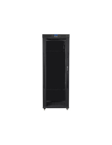 Lanberg Szafa Stojąca Rack 19" 42U 800X1000 Drzwi Szklane Lcd Czarna Ff01-8042-12Bl (Flat Pack)