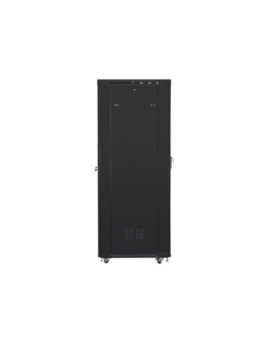 Lanberg Szafa Stojąca Rack 19" 42U 800X1000 Drzwi Szklane Lcd Czarna Ff01-8042-12Bl (Flat Pack)