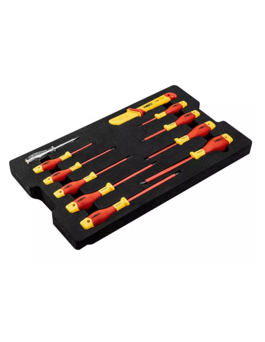 Skrzynia Serwisowa Elektryka Neo Tools 52 Sztuki W 22" Mocnej Skrzyni