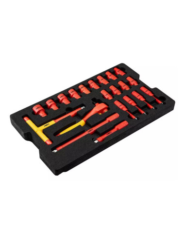 Skrzynia Serwisowa Elektryka Neo Tools 52 Sztuki W 22" Mocnej Skrzyni