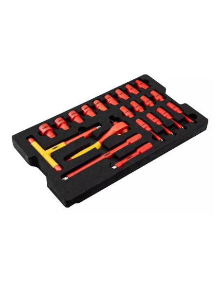 Skrzynia Serwisowa Elektryka Neo Tools 52 Sztuki W 22" Mocnej Skrzyni