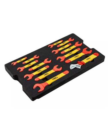 Skrzynia Serwisowa Elektryka Neo Tools 52 Sztuki W 22" Mocnej Skrzyni