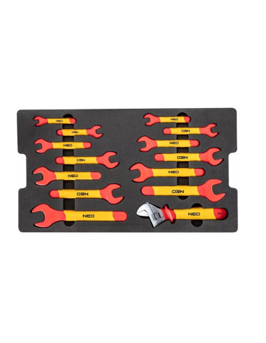 Skrzynia Serwisowa Elektryka Neo Tools 52 Sztuki W 22" Mocnej Skrzyni