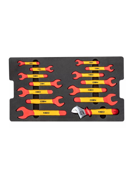 Skrzynia Serwisowa Elektryka Neo Tools 52 Sztuki W 22" Mocnej Skrzyni