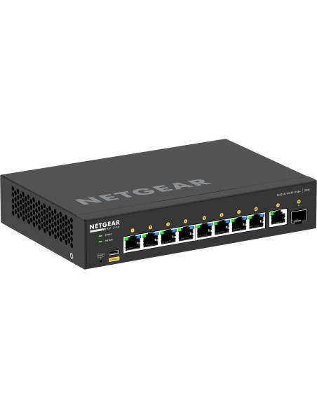 Switch Netgear M4250-9G1F (Gsm4210Pd) 10P Poe 110W (Poe+: 8P) Managed Gigabit