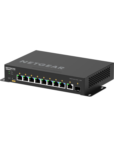 Switch Netgear M4250-9G1F (Gsm4210Pd) 10P Poe 110W (Poe+: 8P) Managed Gigabit