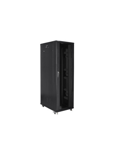 Szafa Rack Lanberg Ff01-8242-12B (42U  19''  2047Mm / 800Mm / 1200 Mm  Stojąca  Szklane  800 Kg  Kolor Czarny)