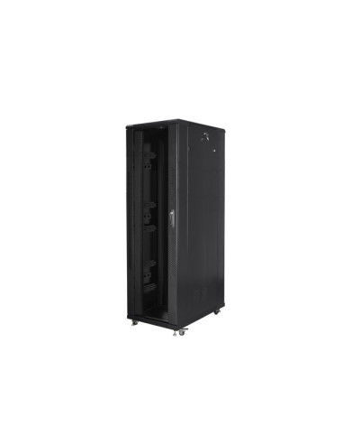 Szafa Rack Lanberg Ff01-8242-12B (42U  19''  2047Mm / 800Mm / 1200 Mm  Stojąca  Szklane  800 Kg  Kolor Czarny)