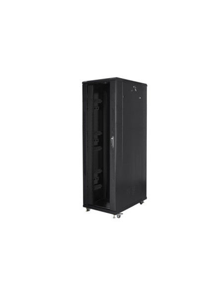 Szafa Rack Lanberg Ff01-8242-12B (42U  19''  2047Mm / 800Mm / 1200 Mm  Stojąca  Szklane  800 Kg  Kolor Czarny)