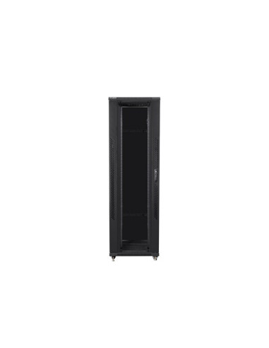 Szafa Rack Lanberg Ff01-8242-12B (42U  19''  2047Mm / 800Mm / 1200 Mm  Stojąca  Szklane  800 Kg  Kolor Czarny)