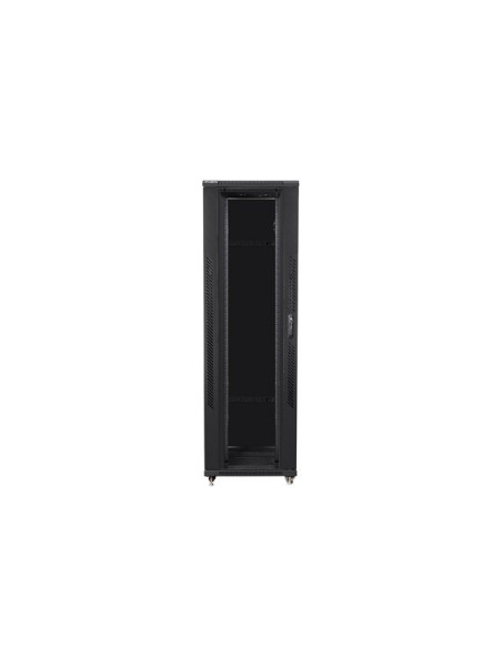 Szafa Rack Lanberg Ff01-8242-12B (42U  19''  2047Mm / 800Mm / 1200 Mm  Stojąca  Szklane  800 Kg  Kolor Czarny)