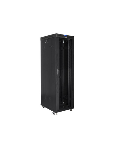 Lanberg Szafa Stojąca Rack 19" 42U 600X1000 Drzwi Szklane Lcd Czarna Ff01-6042-12Bl (Flat Pack)