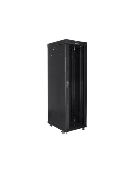 Lanberg Szafa Stojąca Rack 19" 42U 600X1000 Drzwi Szklane Lcd Czarna Ff01-6042-12Bl (Flat Pack)