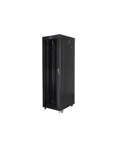 Lanberg Szafa Stojąca Rack 19" 42U 600X1000 Drzwi Szklane Lcd Czarna Ff01-6042-12Bl (Flat Pack)