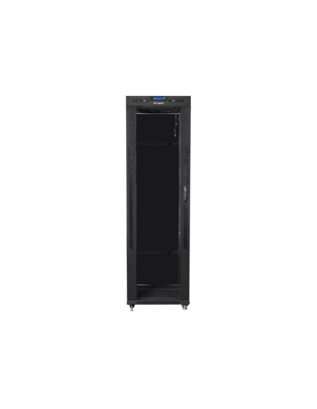 Lanberg Szafa Stojąca Rack 19" 42U 600X1000 Drzwi Szklane Lcd Czarna Ff01-6042-12Bl (Flat Pack)