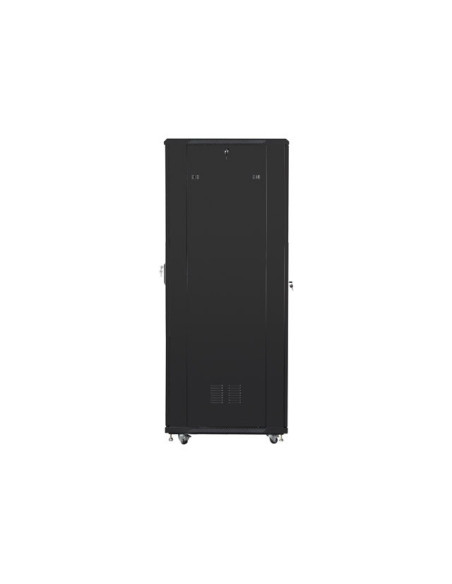 Lanberg Szafa Stojąca Rack 19" 42U 600X1000 Drzwi Szklane Czarna Ff01-6042-12B (Flat Pack)