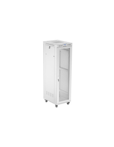 Szafa Instalacyjna Rack Stojąca 19" 42U 600X800 Szara Drzwi Perforowane Lcd Lanberg (Flat Pack)