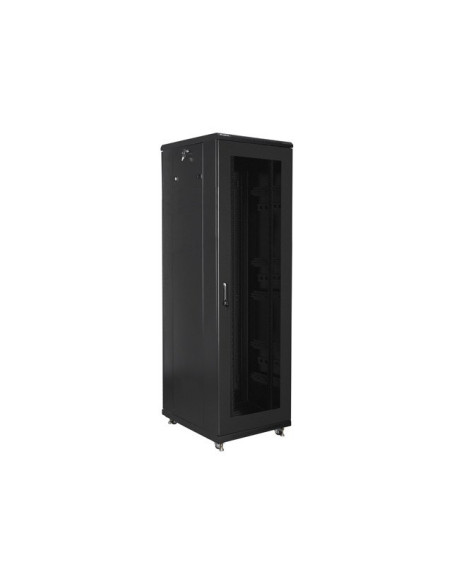 Lanberg Szafa Stojąca Rack 19" 42U 600X800 Drzwi Perforowane Czarna Ff01-6842-23B (Flat Pack)