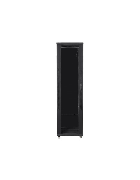 Szafa Jednosekcyjna Lanberg Ff01-8837-12B (37U  19''  1833 Mm / 800Mm / 800 Mm  Stojąca  Pełne, Szklane  800 Kg  Kolor Czarny)