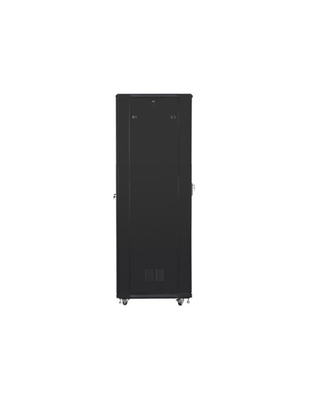 Szafa Jednosekcyjna Lanberg Ff01-8837-12B (37U  19''  1833 Mm / 800Mm / 800 Mm  Stojąca  Pełne, Szklane  800 Kg  Kolor Czarny)