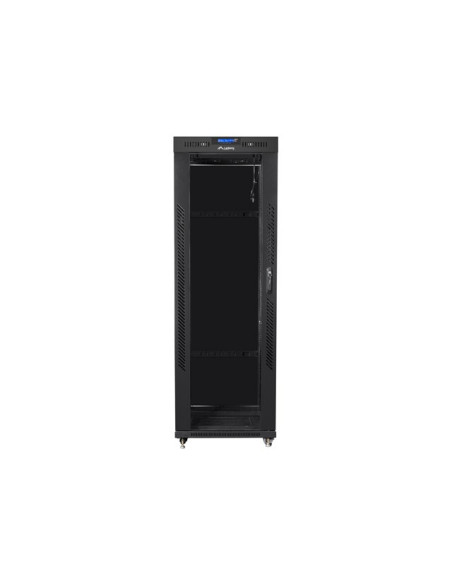 Lanberg Szafa Stojąca Rack 19" 37U 600X800 Czarna Drzwi Szklane
