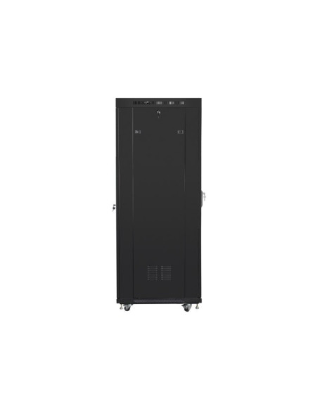 Lanberg Szafa Stojąca Rack 19" 37U 600X800 Czarna Drzwi Szklane
