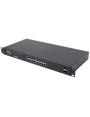 Intellinet Switch Gigabit 16X Rj45, Poe+, 2X Sfp,