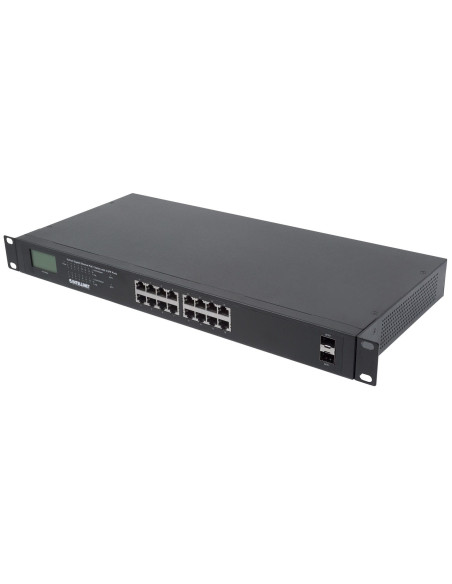 Intellinet Switch Gigabit 16X Rj45, Poe+, 2X Sfp,
