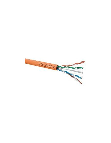 Kabel Skrętka Solarix Cat.6 U/Utp Lsohfr B2Ca S1D1A1 Szpula 500M