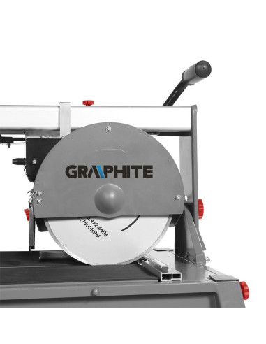 Przecinarka Do Glazury 1500W Graphite 250X25, Rozmiar Stołu 1230X460, Zakres Cięcia 1200Mm