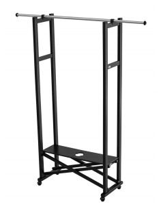 Arredamenti Elios Stojak Na Ubrania - 37 X 78 Cm, Czarny