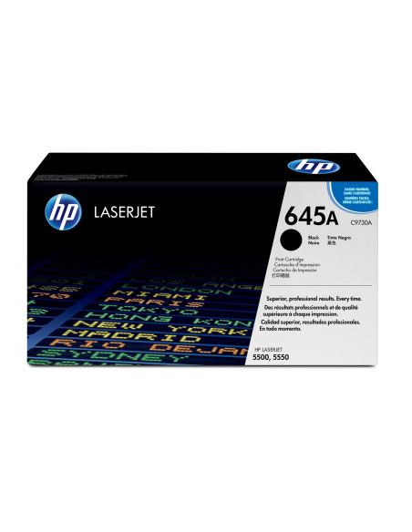 Hp 645A Oryginalny Wkład Z Czarnym Tonerem Laserjet