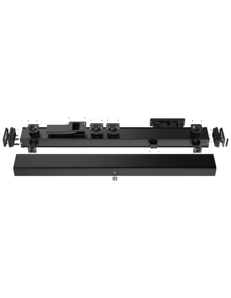 Audac Soundbar Profesjonalny 3-Drożny Czarny