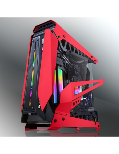 Raijintek Nyx Pro Full Tower Czarny, Czerwony