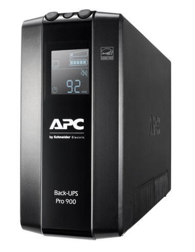 Apc Back Ups Pro Br 900Va, 6 Outlets, Avr, Lcd Interface