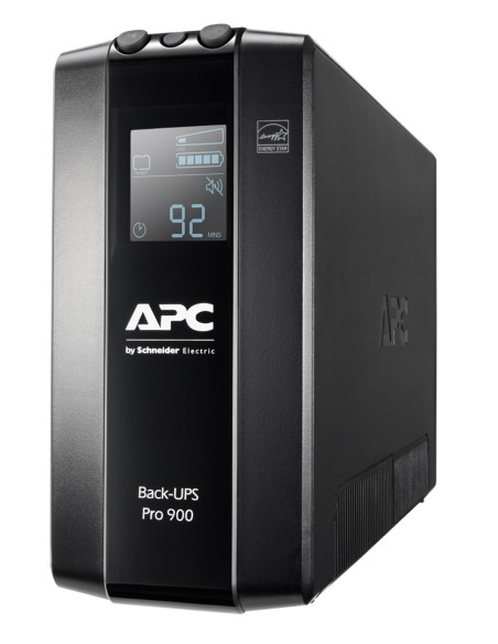 Apc Back Ups Pro Br 900Va, 6 Outlets, Avr, Lcd Interface