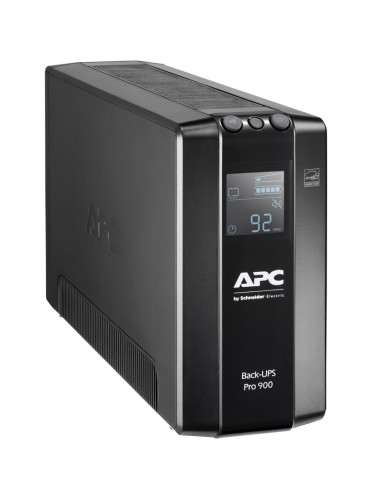 Apc Back Ups Pro Br 900Va, 6 Outlets, Avr, Lcd Interface