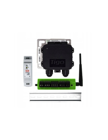 Zestaw Komunikacji Tigo: Cloud Connect Advanced Wraz Z Access Point Tap, Zasilaczem I Szyną Din