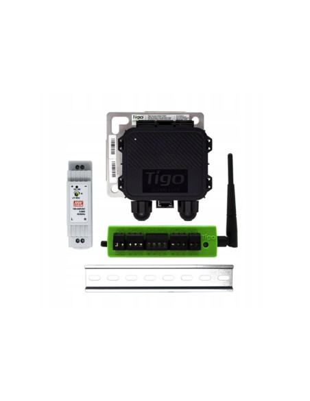 Zestaw Komunikacji Tigo: Cloud Connect Advanced Wraz Z Access Point Tap, Zasilaczem I Szyną Din