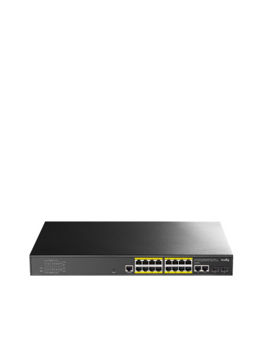 Cudy Gs2018Ps2 Zarządzany L2 Gigabit Ethernet (10/100/1000) Obsługa Poe 1U Czarny