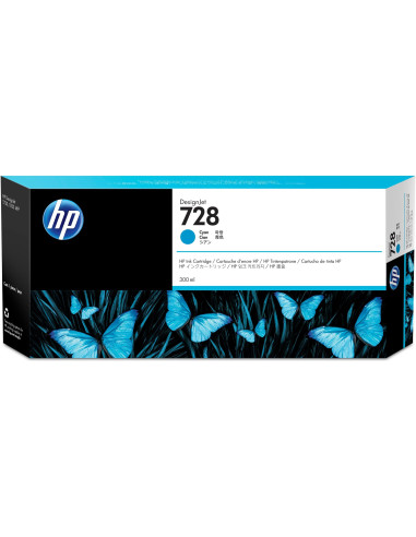 Hp Wkład Z Atramentem Błękitnym Designjet 728 O Pojemności 300 Ml